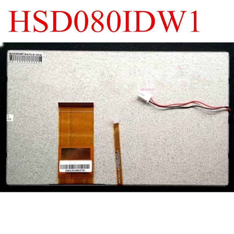 8 인치 LCD 스크린 휴대용 DVD 자동차 DVD 디스플레이 화면, HSD080IDW1 C01 HSD080IDW1 C00 60P
